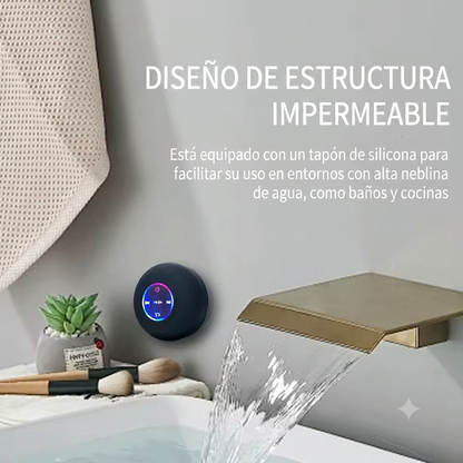 Altavoz Bluetooth Ducha Impermeable IPX4