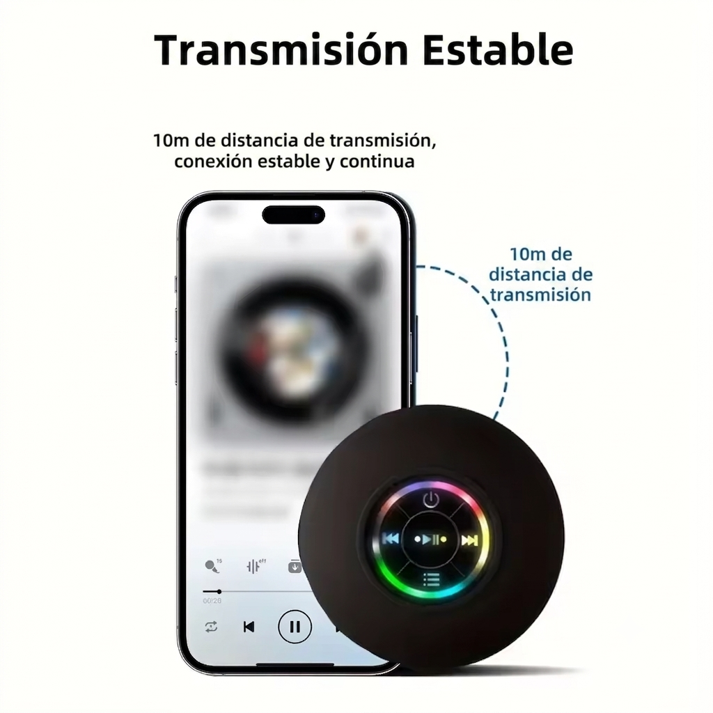 Altavoz Bluetooth Ducha Impermeable IPX4